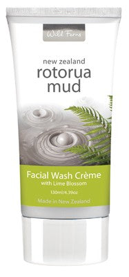 Wild Ferns Rotorua Mud Facial Wash Creme 130ml