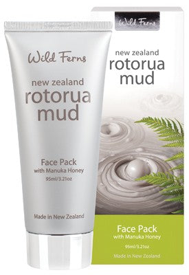 Wild Ferns Rotorua Mud Face Pack with Manuka Honey 95ml
