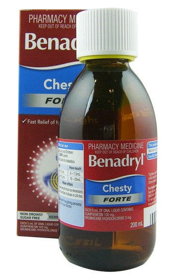 Benadryl Chesty Forte Cough Mixture 200ml