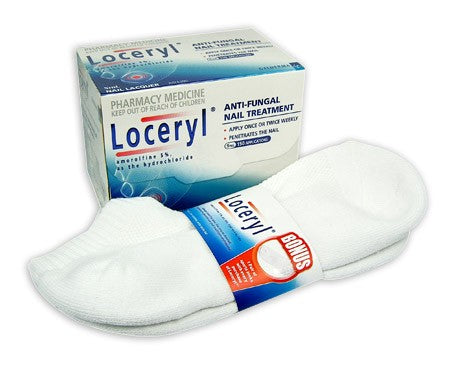 Loceryl Anti-Fungal Nail Treatment + GIFT (1 pair of sports sock)