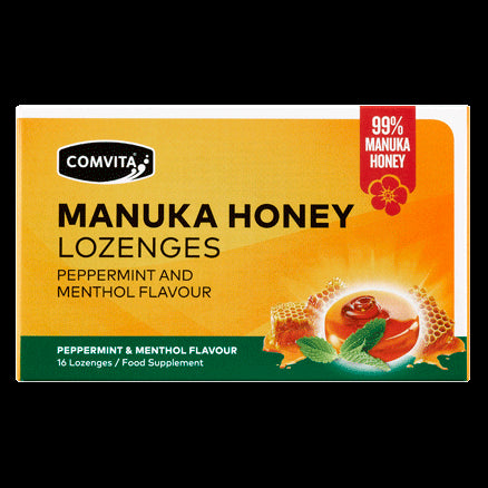 Comvita Peppermint & Menthol Manuka Honey, 16s