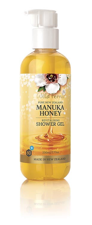 Wild Ferns Manuka Honey Revitalising Shower Gel 230ml (New)