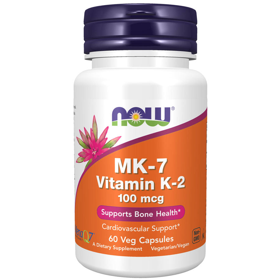Now  MK-7 Vitamin K-2 100 mcg Veg Capsules 60