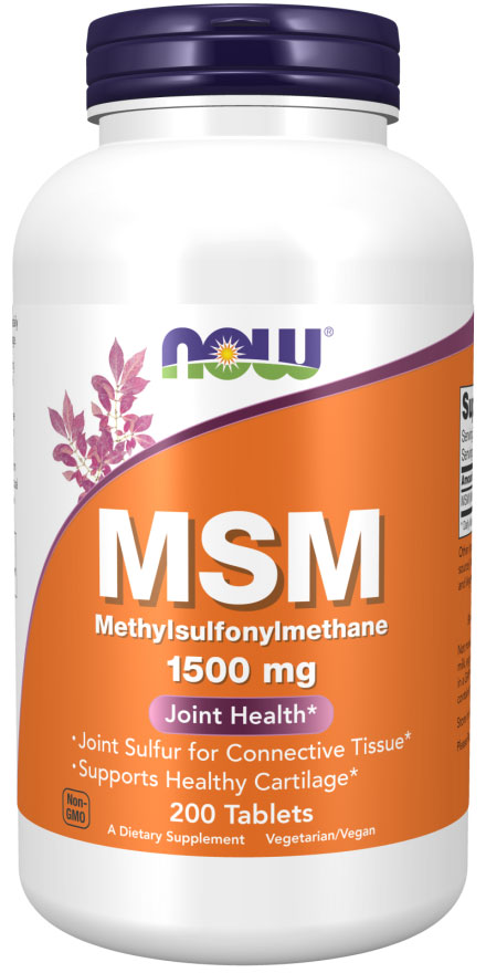 Now MSM 1500mg Tablets 200