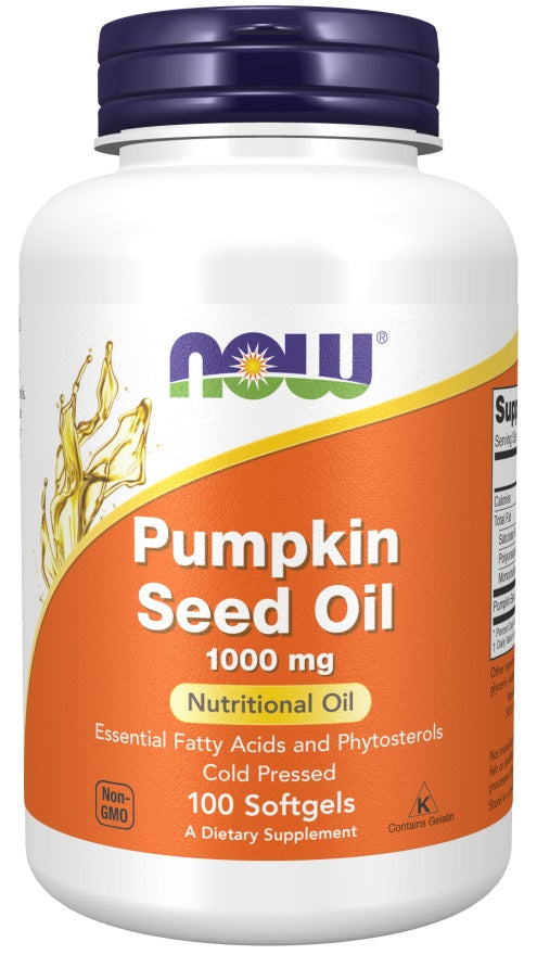 Now Pumpkin Seed Oil 1000mg Softgels 100