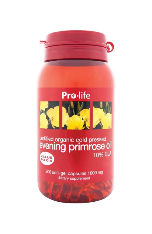 Pro-life Evening Primrose Oil 1000mg 200 Softgels